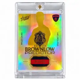 Select 2026 Brownlow Predictor Patch Melbourne Wild Card #103/220 (Demons)
