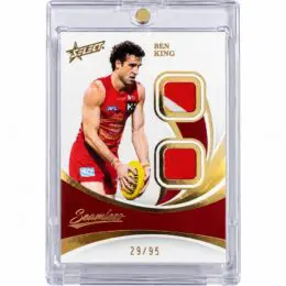 Select 2025 Seamless Double Patch Ben King #29/95 (Suns)