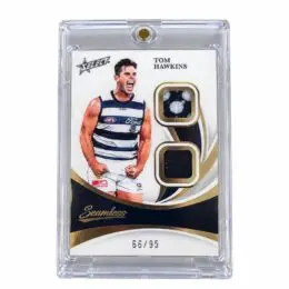 Select 2025 Seamless Double Patch Tom Hawkins #66/95 (Cats)