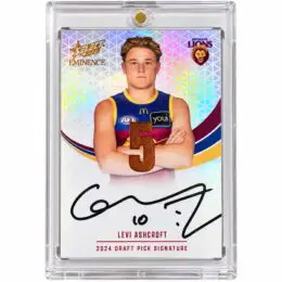 Select 2024 Draft Pick Signature Levi Ashcroft #047/195 (Lions)