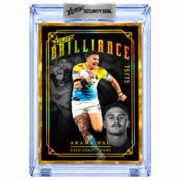 2026 Select NRL Brilliance Arama Hau #75/75 BOOKEND (Titans)