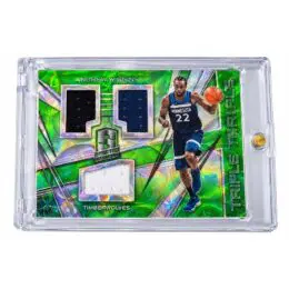 Panini Spectra 2017-18 Triple Threat Andrew Wiggins #25/25 (Timberwolves) BOOKEND