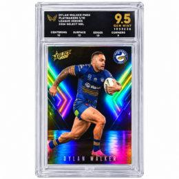 Select 2026 Dylan Walker League Heroes Playmaker #109/110 Graded 9.5 Slab (Eels)
