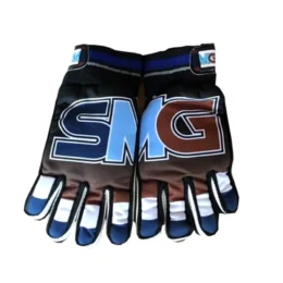 SMG Indoor Cricket Gloves Brown Blue Navy