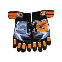 SMG Indoor Cricket Gloves Orange Blue
